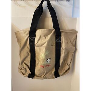 Big Dog zipper tote 21x17” new